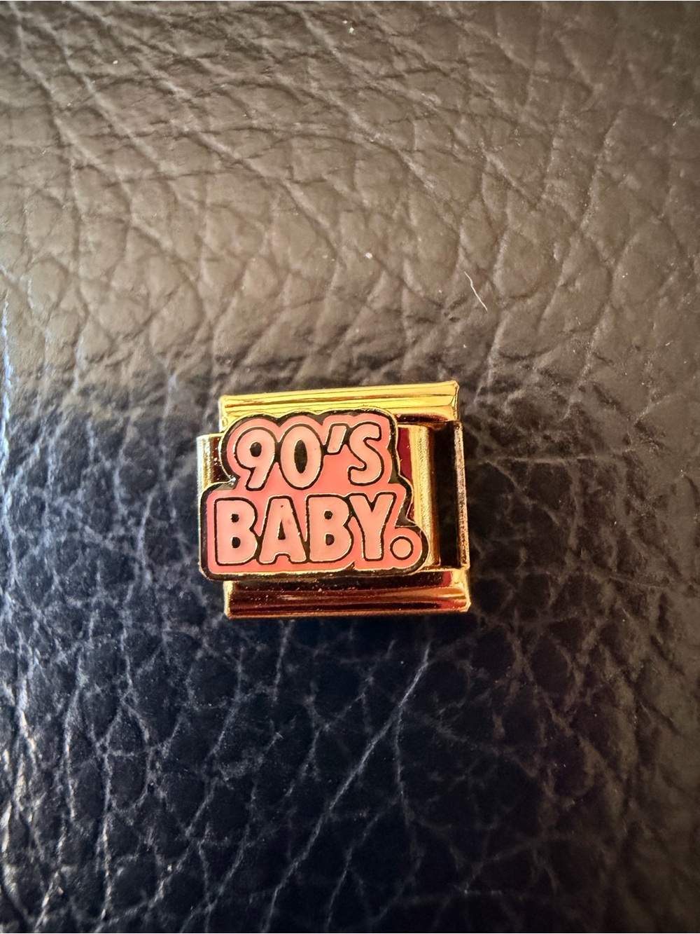 90’s Baby Italian Charm Bracelet Link Retro Y2K Nostalgia Charm